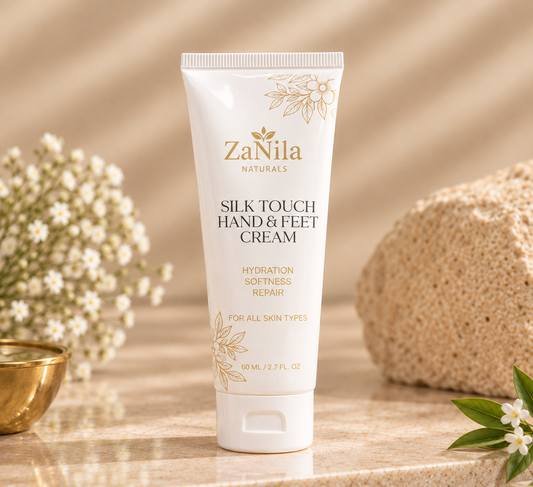 Zanila Naturals Silk Touch Hand & Foot Cream – Softening, Nourishing & Repair Cream | 60ml