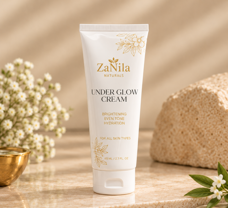 Zanila Naturals Under Glow Cream – Brightening, Even Tone & Hydrating Cream | 60ml