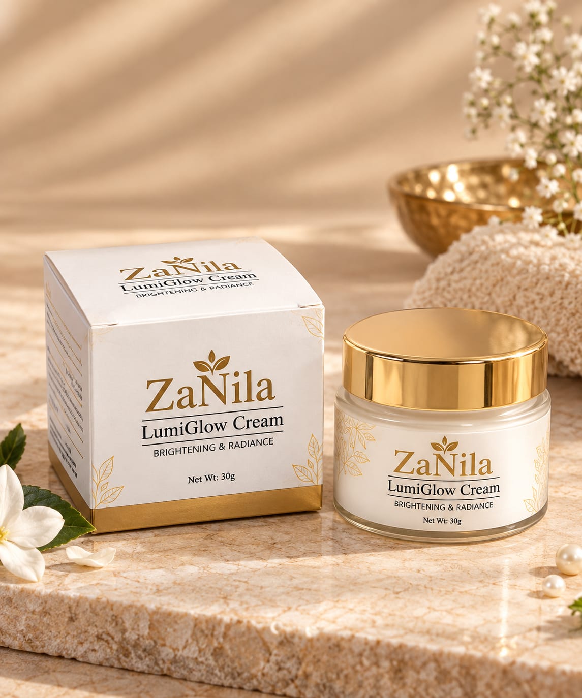 Zanila Naturals LumiGlow Cream – Brightening & Radiance Face Cream | 30g